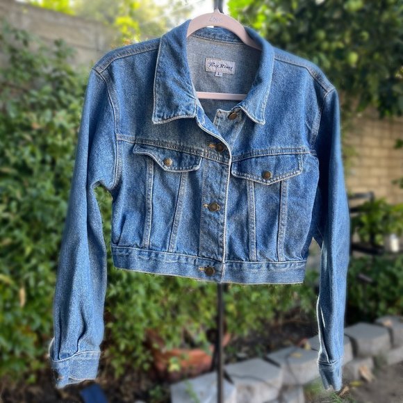 Paris Blues Jackets & Blazers - Paris Blues Cropped Denim / Jean Jacket (L)
